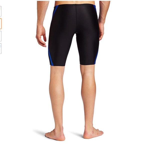 NWT Speedo Competitive Swimwear Size 32 Blue Stripe - Picture 9 of 12